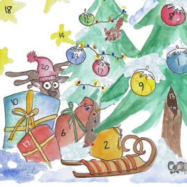 Lebendiger Adventskalender der Waldstadt